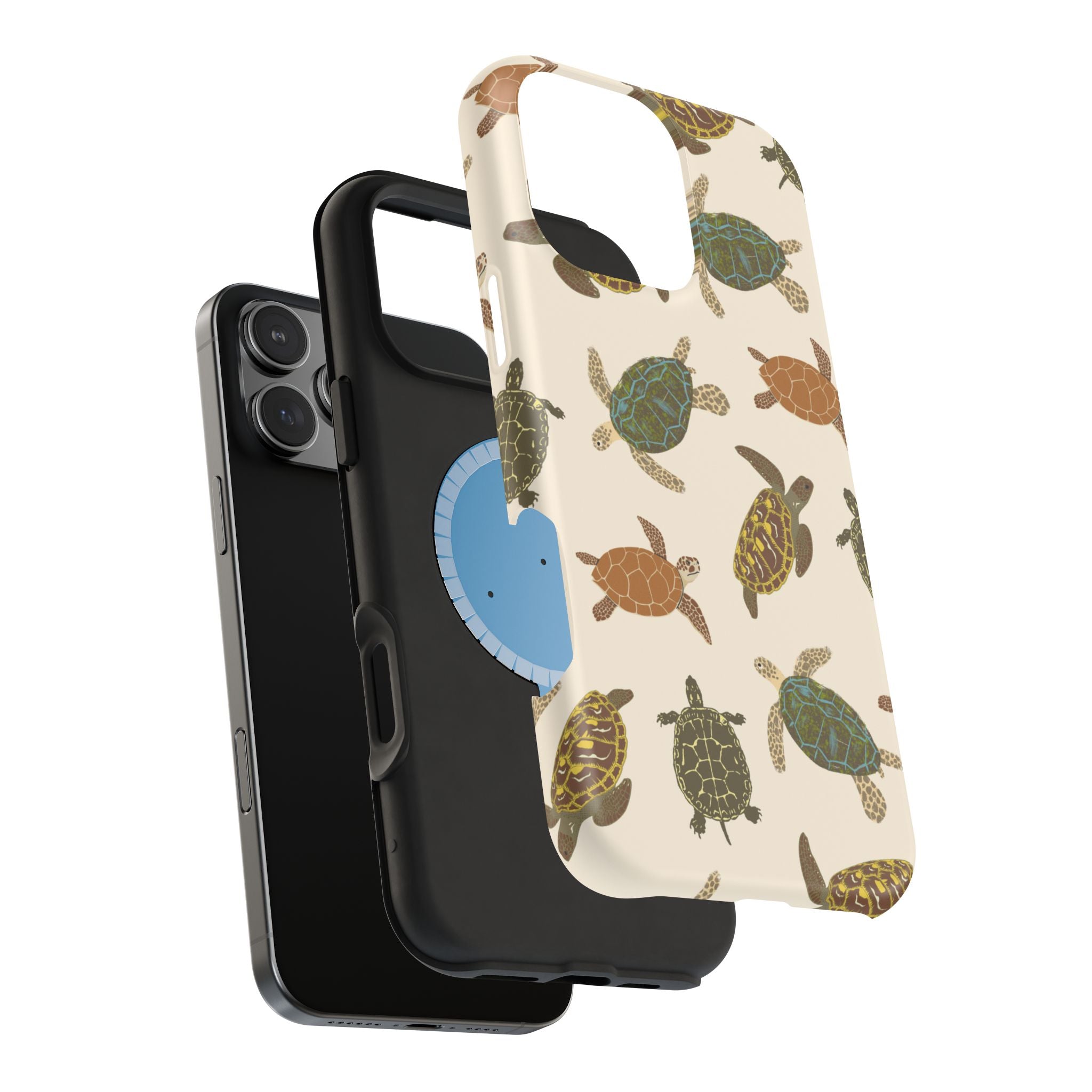 Sea Turtle Pattern Phone Case — Magnetic Impact-Resistant Phone Cover