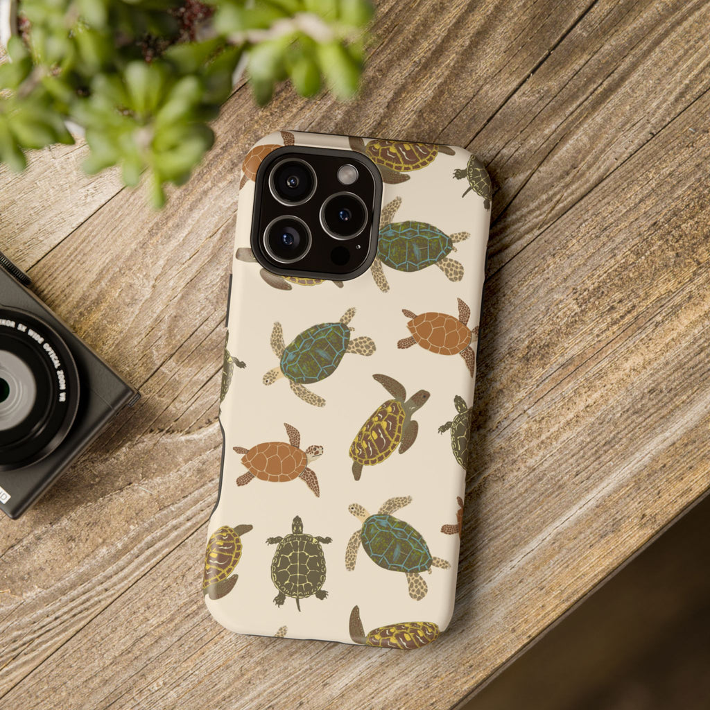 Sea Turtle Pattern Phone Case — Magnetic Impact-Resistant Phone Cover