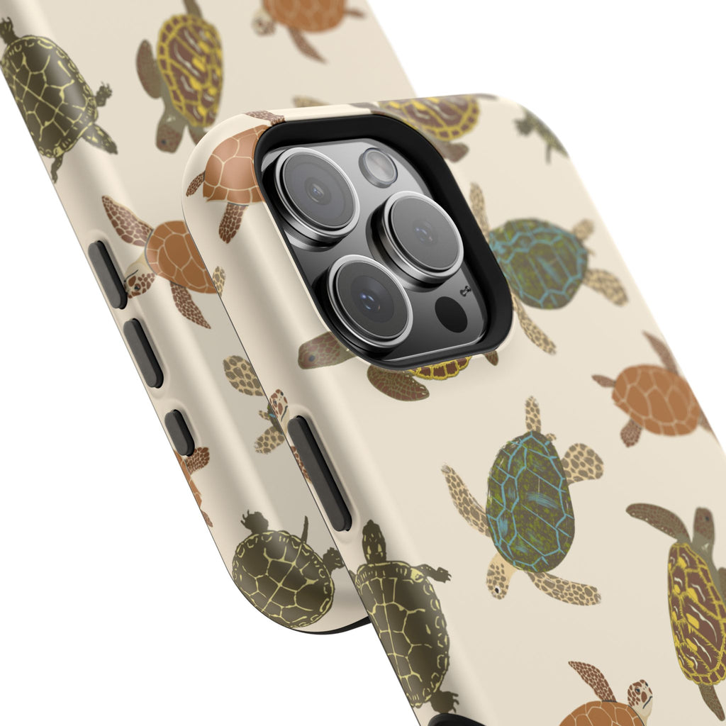 Sea Turtle Pattern Phone Case — Magnetic Impact-Resistant Phone Cover