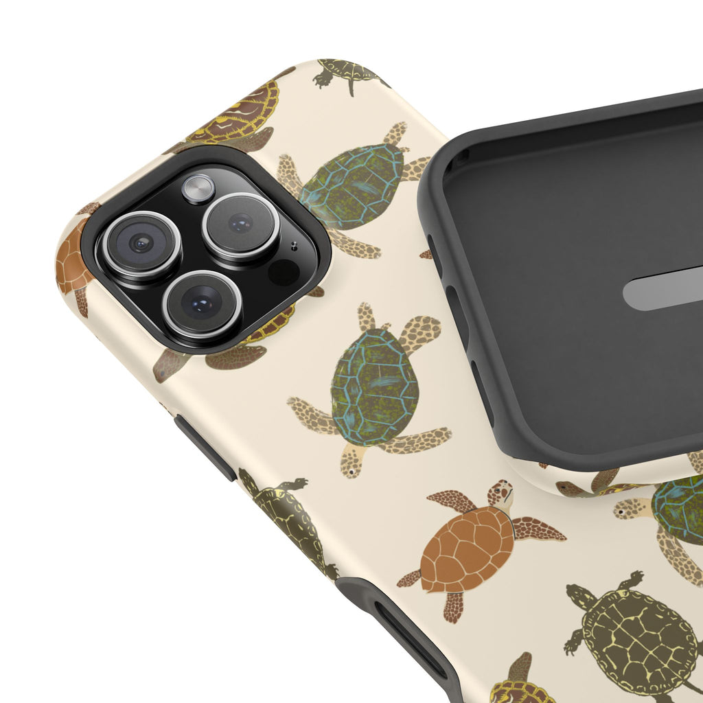 Sea Turtle Pattern Phone Case — Magnetic Impact-Resistant Phone Cover