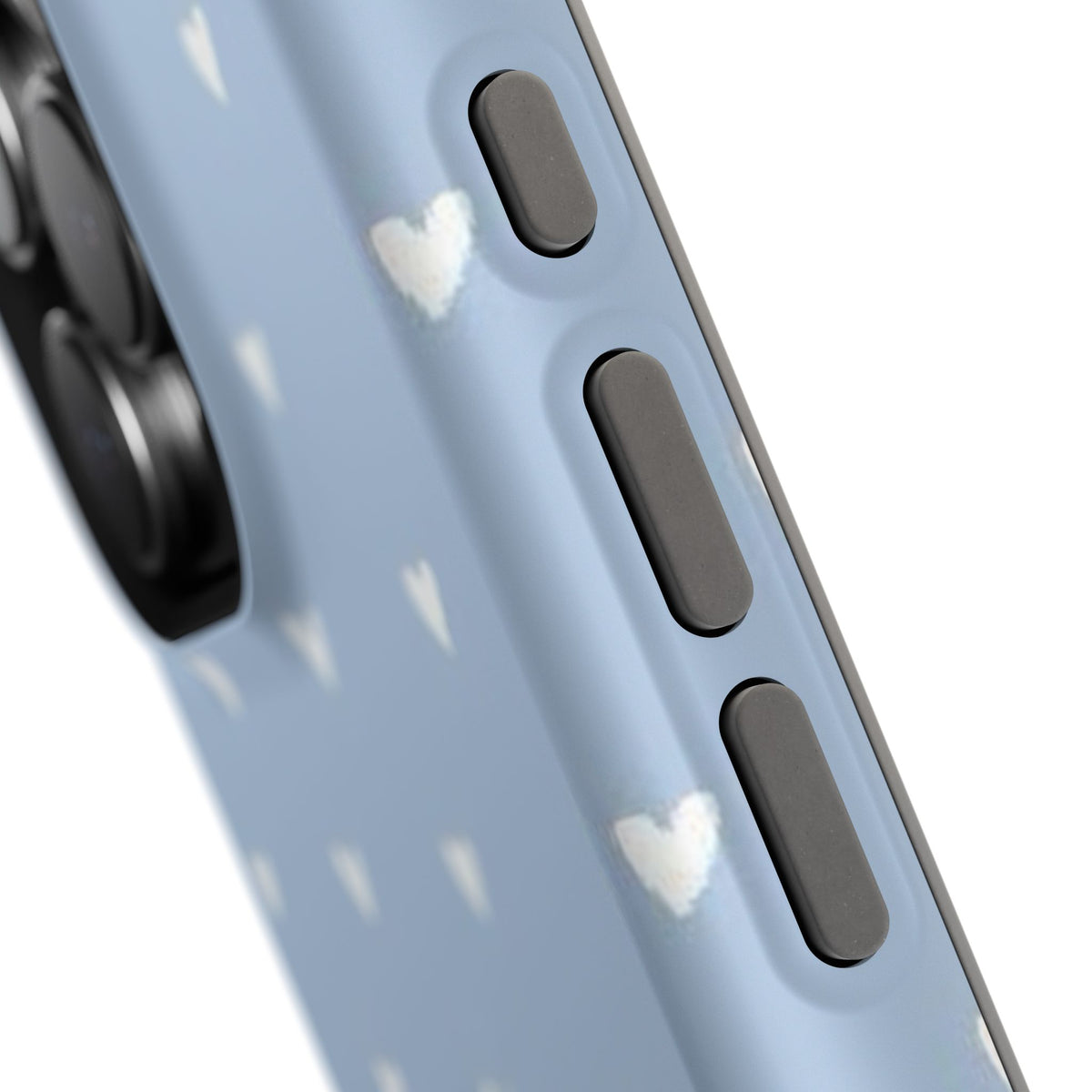 Blue Heart Pattern Magnetic Impact-Resistant Phone Case
